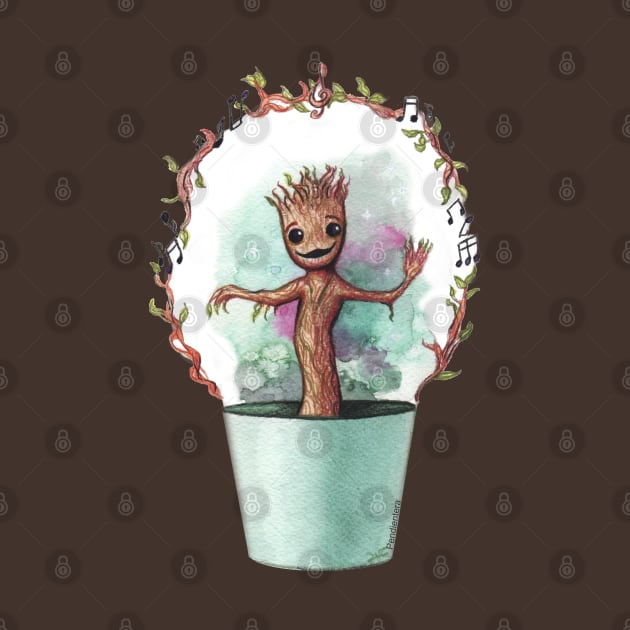 Baby Groot by Pendientera