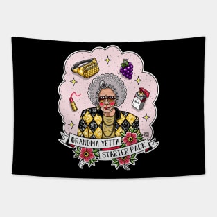 Grandma Yetta The Nanny Fan Art Tapestry