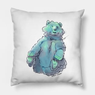 Put Your Feet Up - Fluffy Bear Pillow