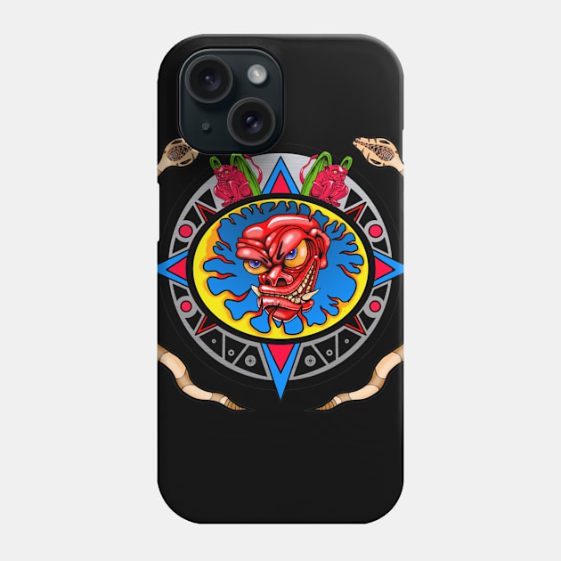 demon headman Phone Case by harmount