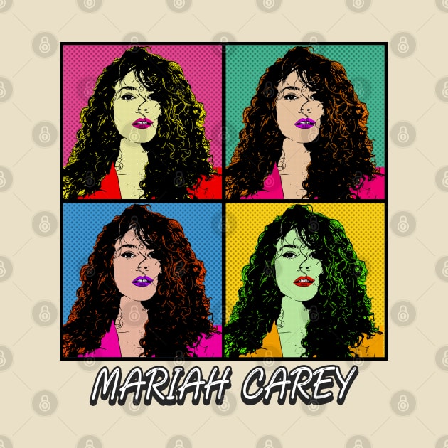 Mariah Carey 80s Pop Art Style by ArtGaul