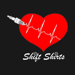 Shift Shirts Spark My Heart - Automotive Love T-Shirt