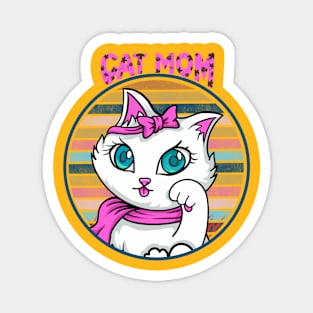 Cat pinky Mom Mythic Magnet