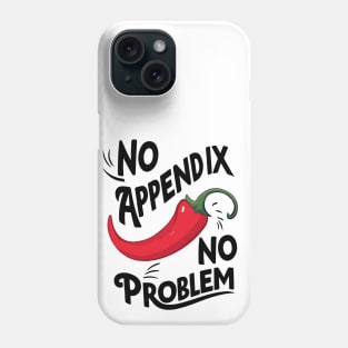 Carlos Sainz 55 - No appendix, no problem, chili, Formula 1, Phone Case