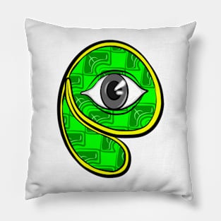 Alphabetoon #16 Pillow