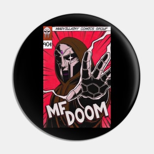 MF DOOM Lyrical Genius Pin