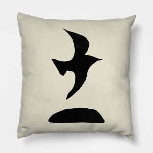 Black Bird Pillow