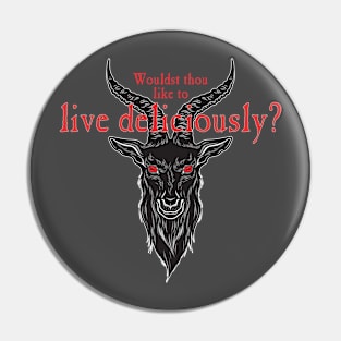 Live Deliciously Pin