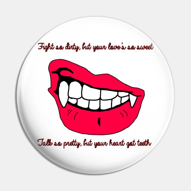 Teeth Pin by SabineHoppakee