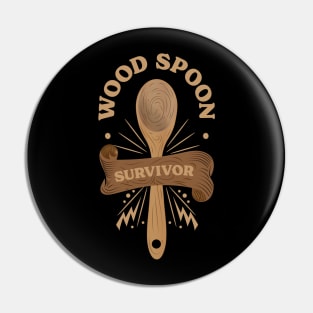 Wooden Spoon Survivor v5 Pin