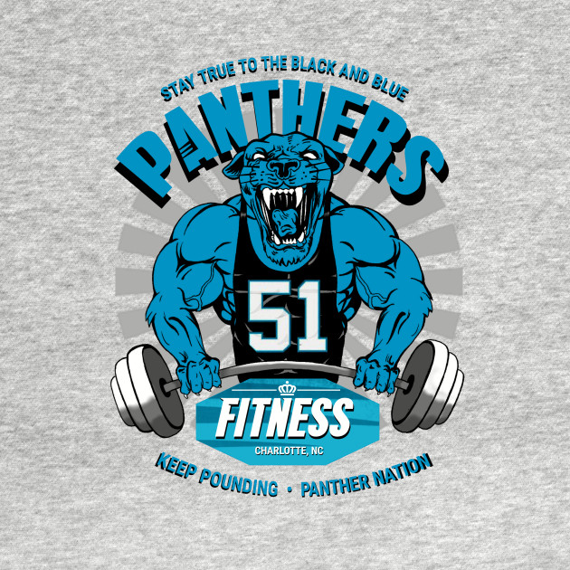 Disover Panthers Fitness - Carolina Panthers - T-Shirt