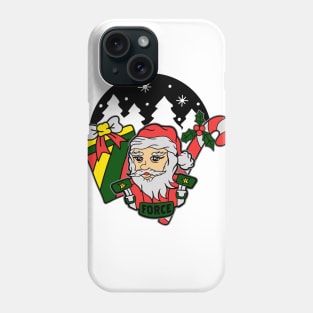 Santa Clause Christmas Tree Phone Case