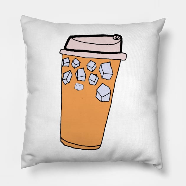 Iced Coffee Pillow by jhsells98