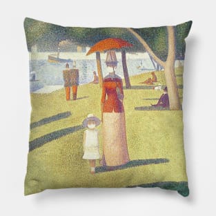 La Grande Jatte after Coronavirus Pillow