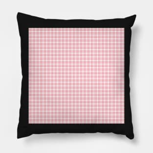 Salmon Plaid Pillow