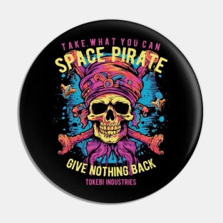 Space Pirate Skull Pin