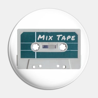 Grungy Mix Tape Pin