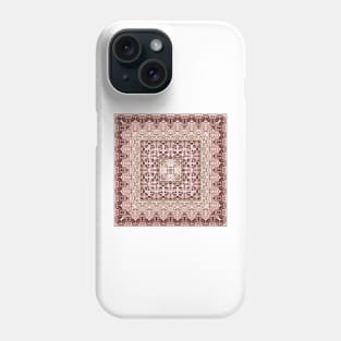 Arabic ornate square pattern Phone Case