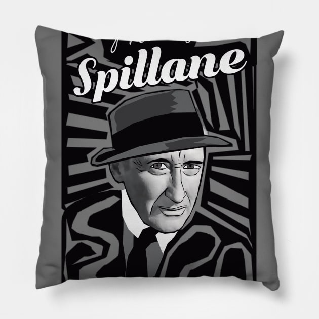 Mickey Spillane II Pillow by Exile Kings 