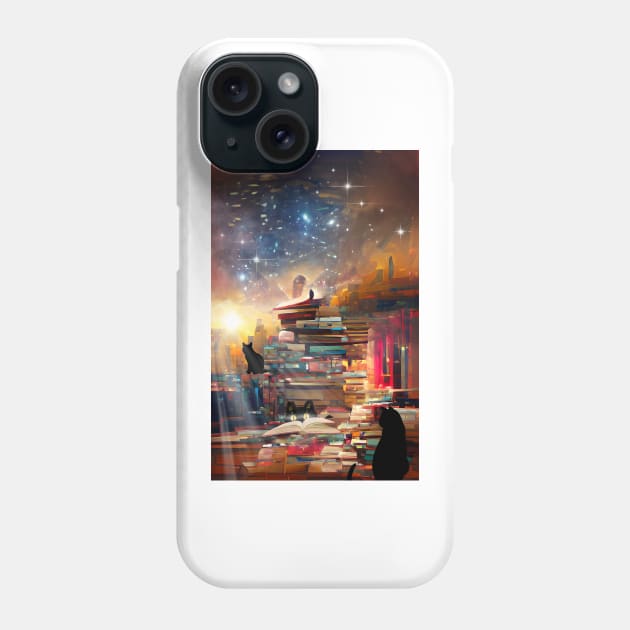 Doomsday Library | National library week | literacy week Phone Case by PsychicLove