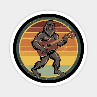 Rock on bigfoot Magnet