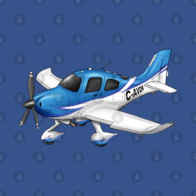 Cirrus CAVOK Model Hand drawn SR22 by Funky Aviation