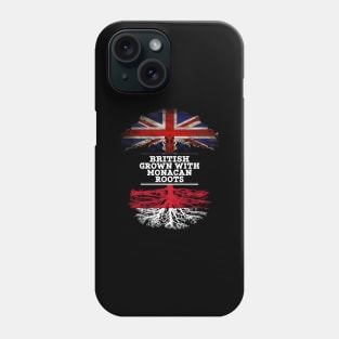 British Grown With Monacan Roots - Gift for Monacan With Roots From Monaco Phone Case