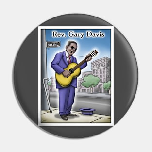 Reverend Gary Davis Pin