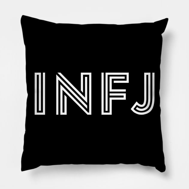 INFJ ver. 2 Pillow by Teeworthy Designs