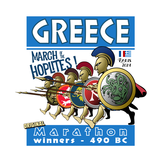 Greece - Olympics 2024 - March of the Hoplites! by Lancaster