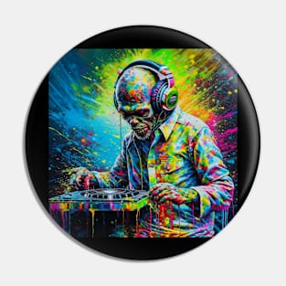 Zombie DJ Pin