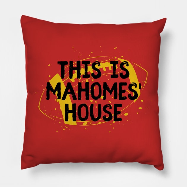 Mahomes' House Pillow by itsirrelephant