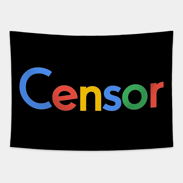 Censor - Thought Police Tapestry by FlatEarth101