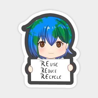 Earth-chan Magnet