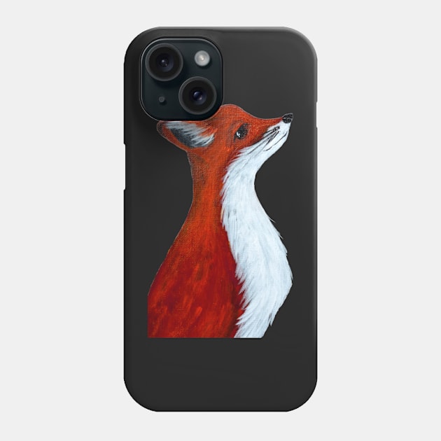 Red Fox Phone Case by Peleegirl