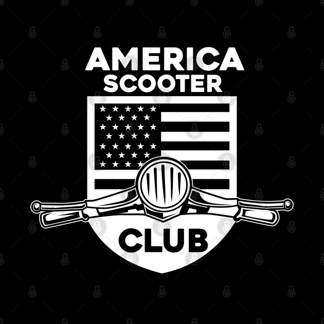 AMERICA SCOOTER CLUB by beanbeardy
