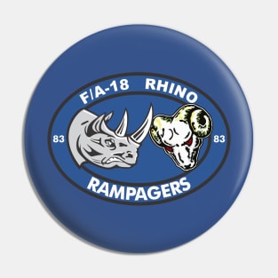 VFA-83 Rampagers - F/A-18 Pin