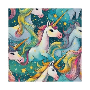 Unicorn pattern T-Shirt