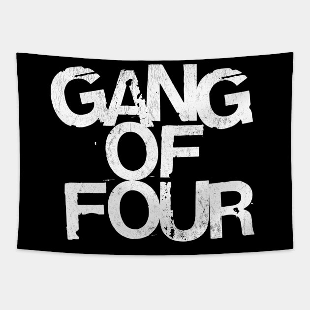 Gang Of Four -- Original Fan Art Design Tapestry by CultOfRomance