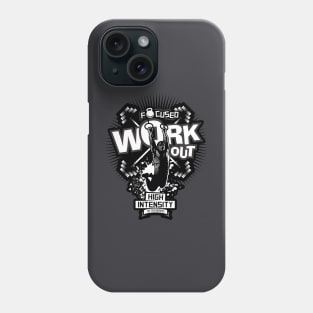 High Intensity Gym Workout Phone Case