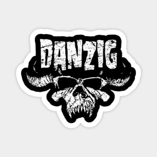 Danzig Skull T Shirt - Mowmat Studio #8 Magnet