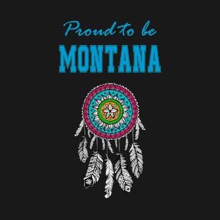 Native American Montana Dreamcatcher 42 T-Shirt