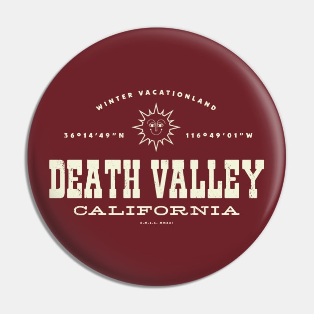 Death Valley California - Sun Pin by DMSC