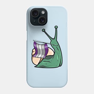 Pride Snail - Graysexual Phone Case