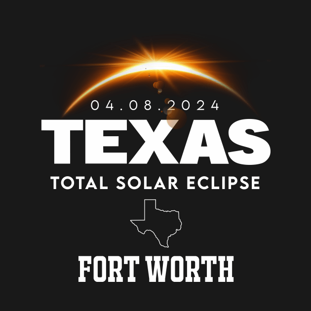 Total Solar Eclipse 2024 Fort Worth Texas by ANAREL