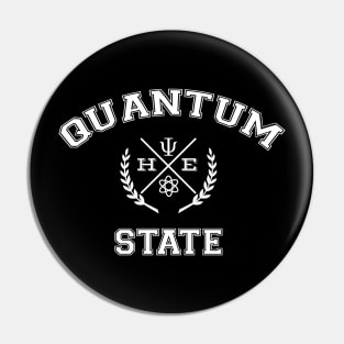 Nerdy Science Quantum State Shirt Pin