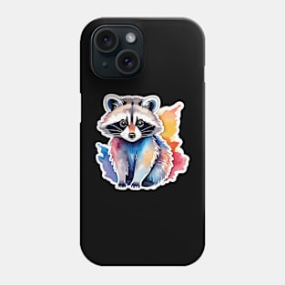 Raccoon Watercolor Phone Case