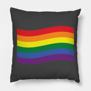 Rainbow pride flag Pillow