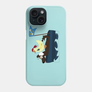 Dog sailor and duck pirate Phone Case