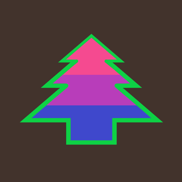 Bisexual/Biromantic Pride: Christmas Tree by DisneyFanatic23